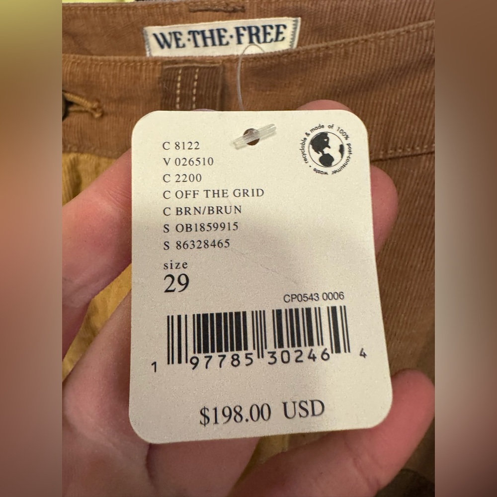 Free People Brown Patchwork Flare Jeans - Picture 9 of 9
